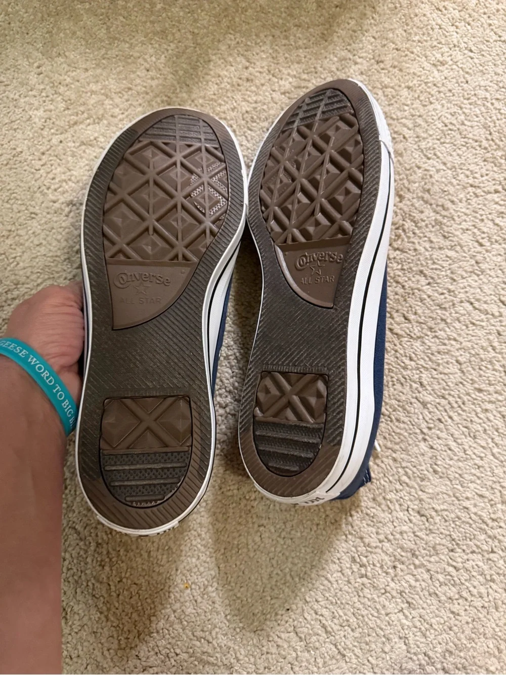 Converse Chuck Taylor All Star Low Top Navy Blue White Sneakers Men’s 11 - Picture 5 of 6